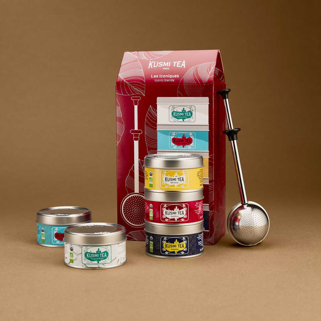 Coffret Les Iconiques bio avec infuseur à thé - 2