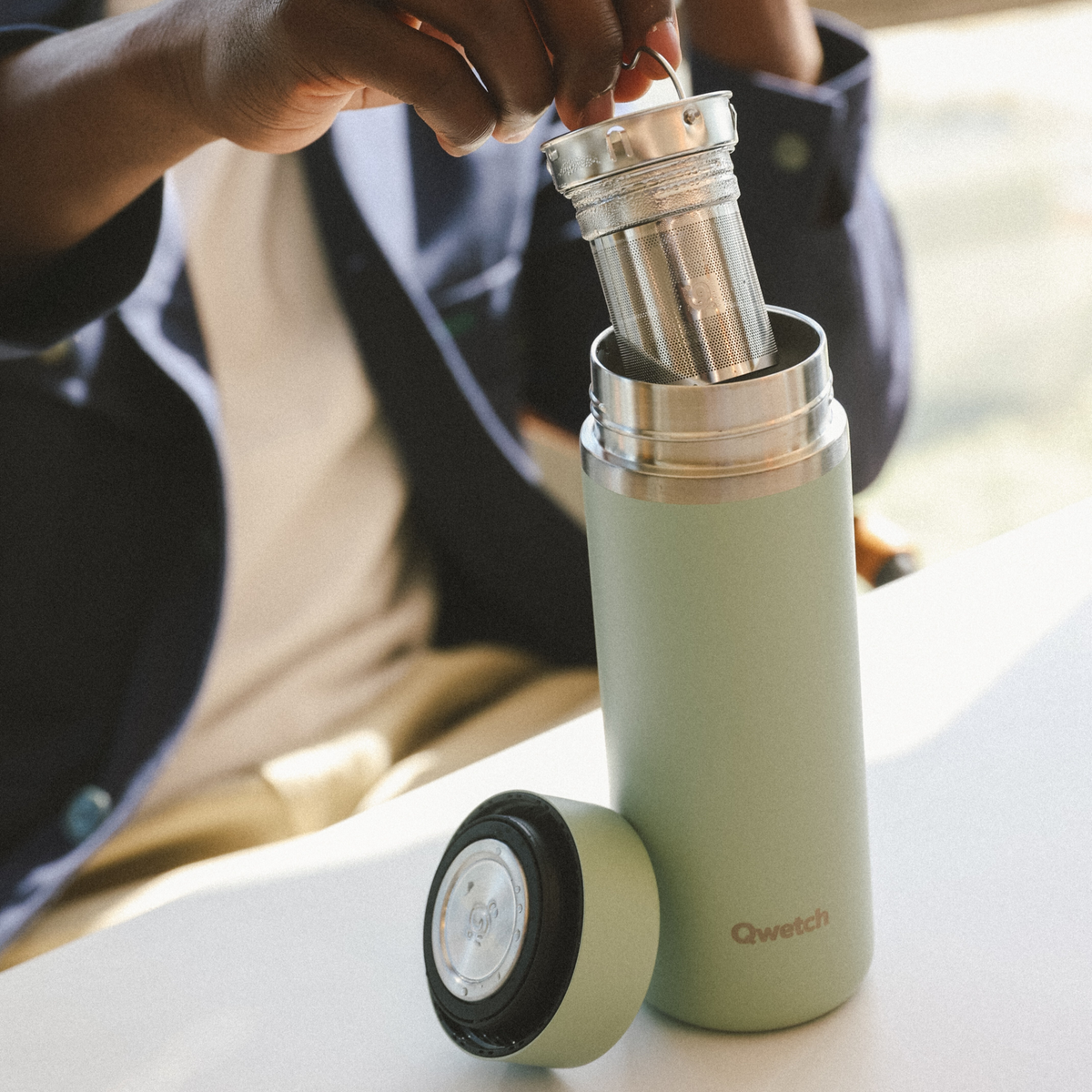 Théière isotherme 40Cl inox - 2