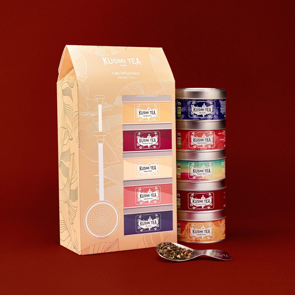 Coffret Les Infusions bio avec infuseur à thé - 2