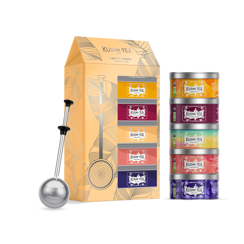 Coffret Les Infusions bio avec infuseur à thé - 1